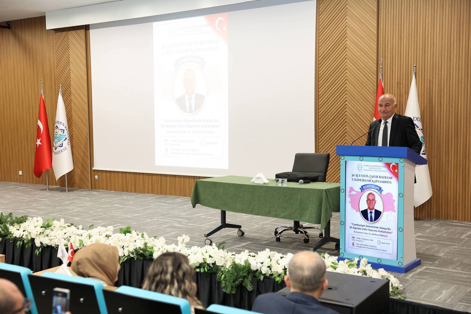 ALANYA’DA 30 AĞUSTOS COŞKUSUNUN YÜZ YILLIK TARİHİ ALKÜ’DE ANLATILDI