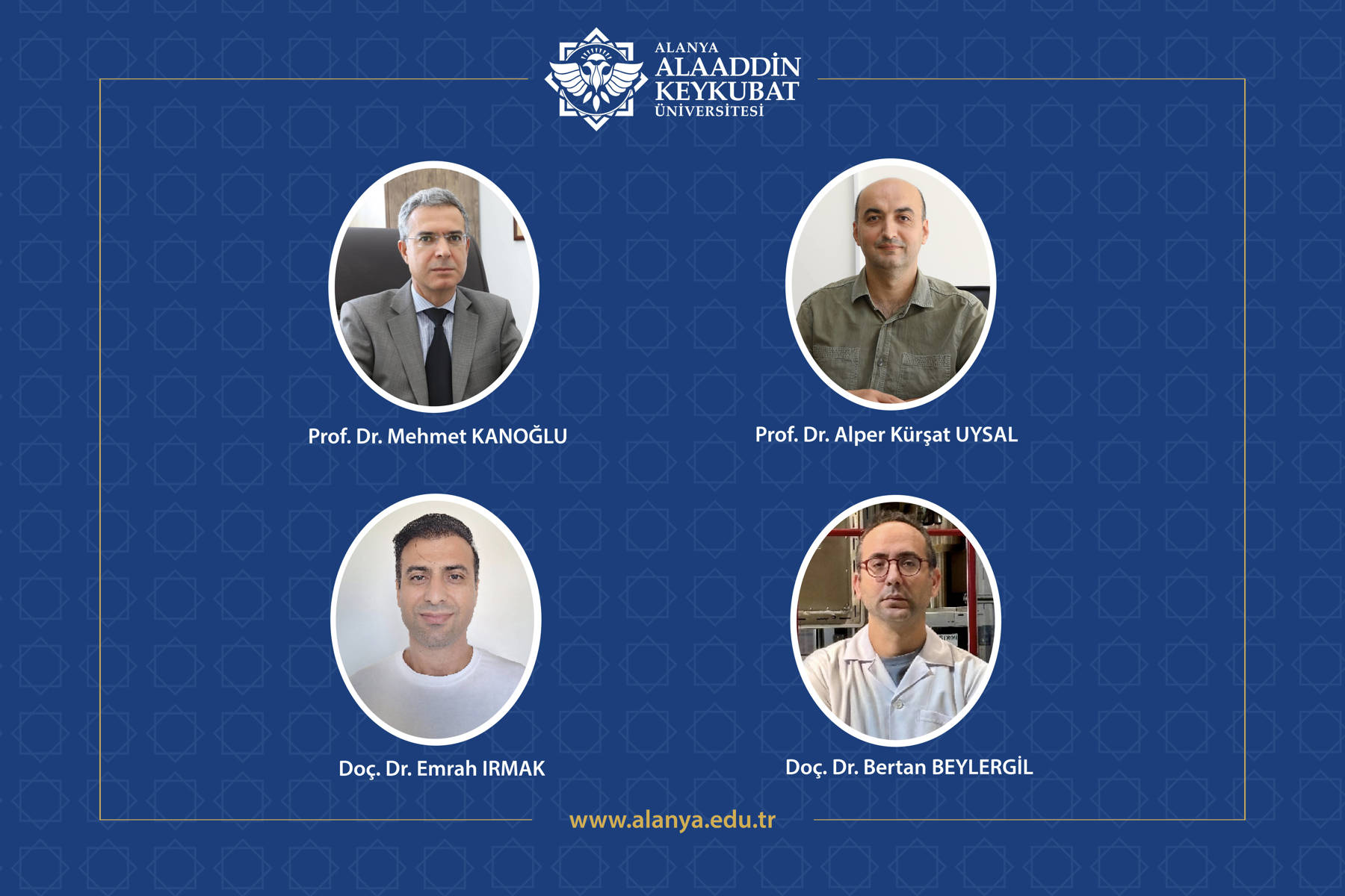 ALKÜ’LÜ 4 AKADEMİSYEN DÜNYANIN EN ETKİLİ BİLİM İNSANLARI LİSTESİNDE 