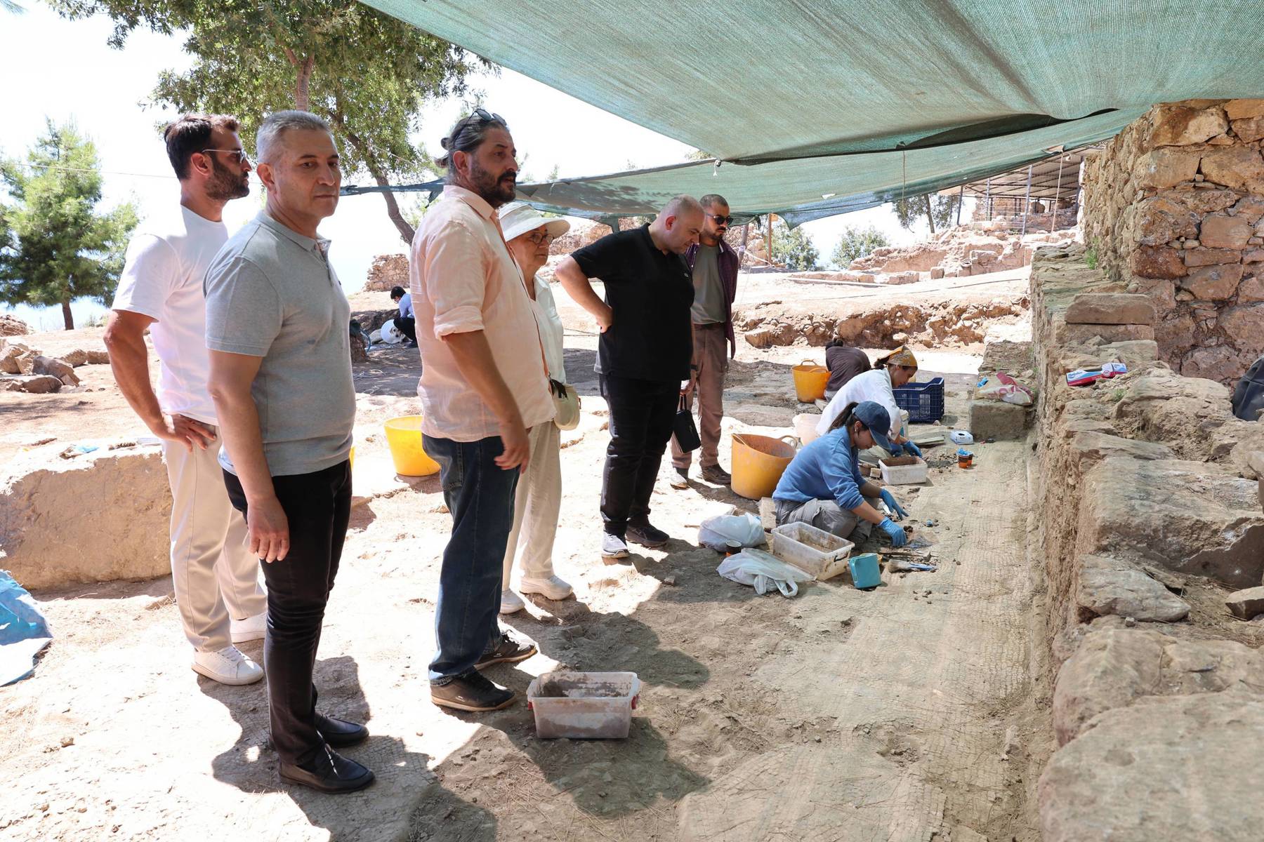 SYEDRA ANTİK KENTİ’NDE ÇALIŞMALAR DEVAM EDİYOR