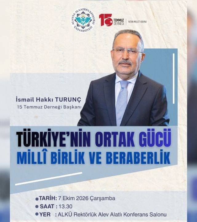 TÜRKİYE'NİN ORTAK GÜCÜ: MİLLİ BİRLİK VE BERABERLİK 