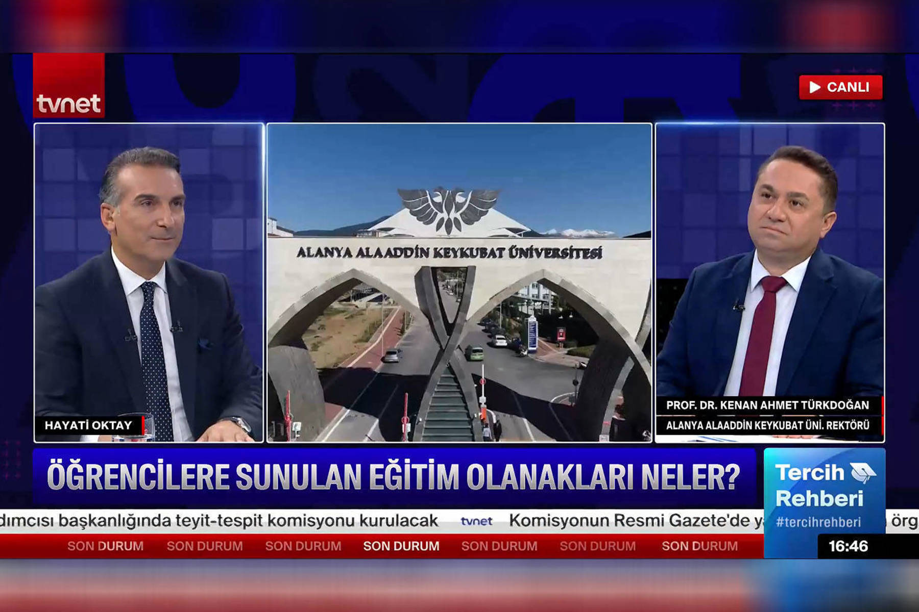 ALKÜ REKTÖRÜ TÜRKDOĞAN ÜNİVERSİTE ADAYLARINA SESLENDİ: “ÖNCE KENDİNİZİ KEŞFEDİN, SONRA BÖLÜM SEÇİN”